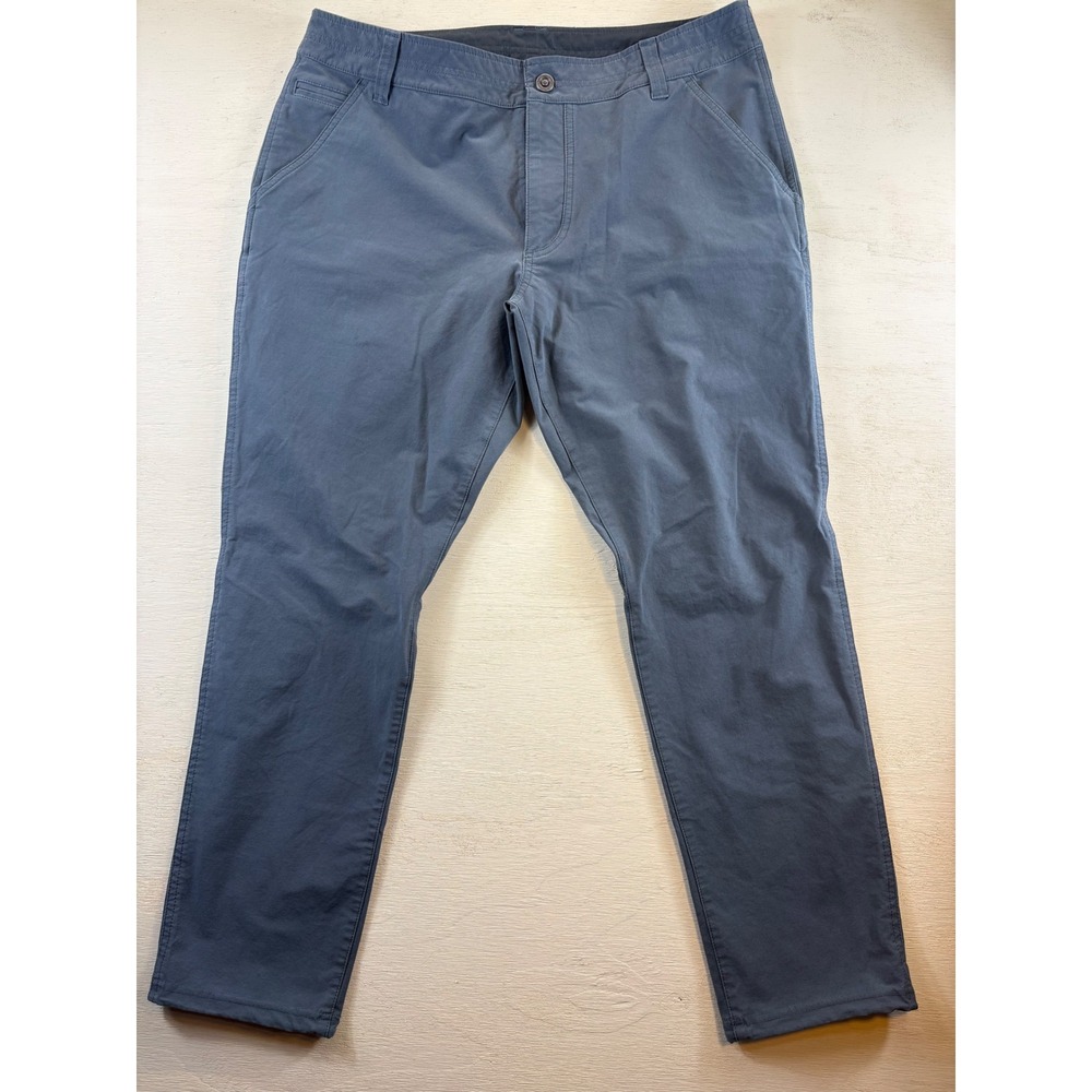 KUHL Resistor Chino Pants Mens 36x30 Gray Blue Stretch Rugged Performance Gorp